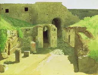 Italienska ruiner, 1876